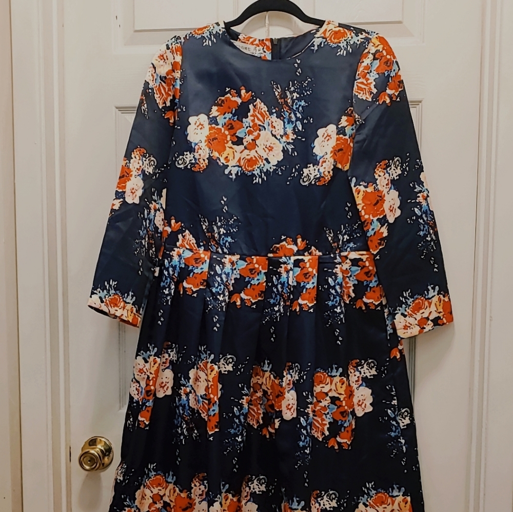 Formal floral dress